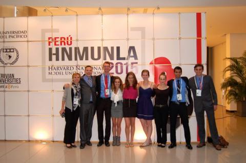 Model UN Club Students and Faculty