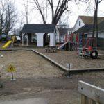 The main playground at Plymouth State University's Center for Young Children and Families