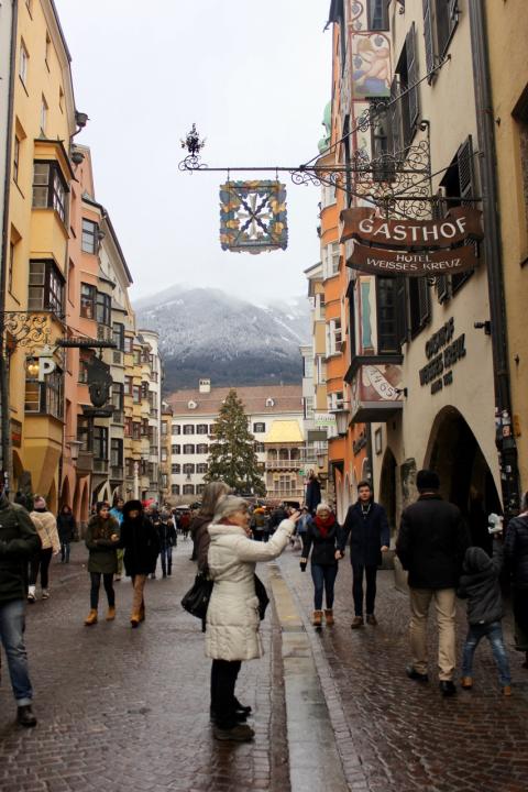 Central European town scene.