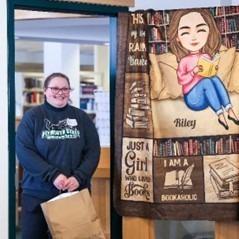 Riley Pinard surprised with a $10,000 scholarship from Make-A-Wish New Hampshire and Plymouth State University while attending PSU’s Accepted Students Day